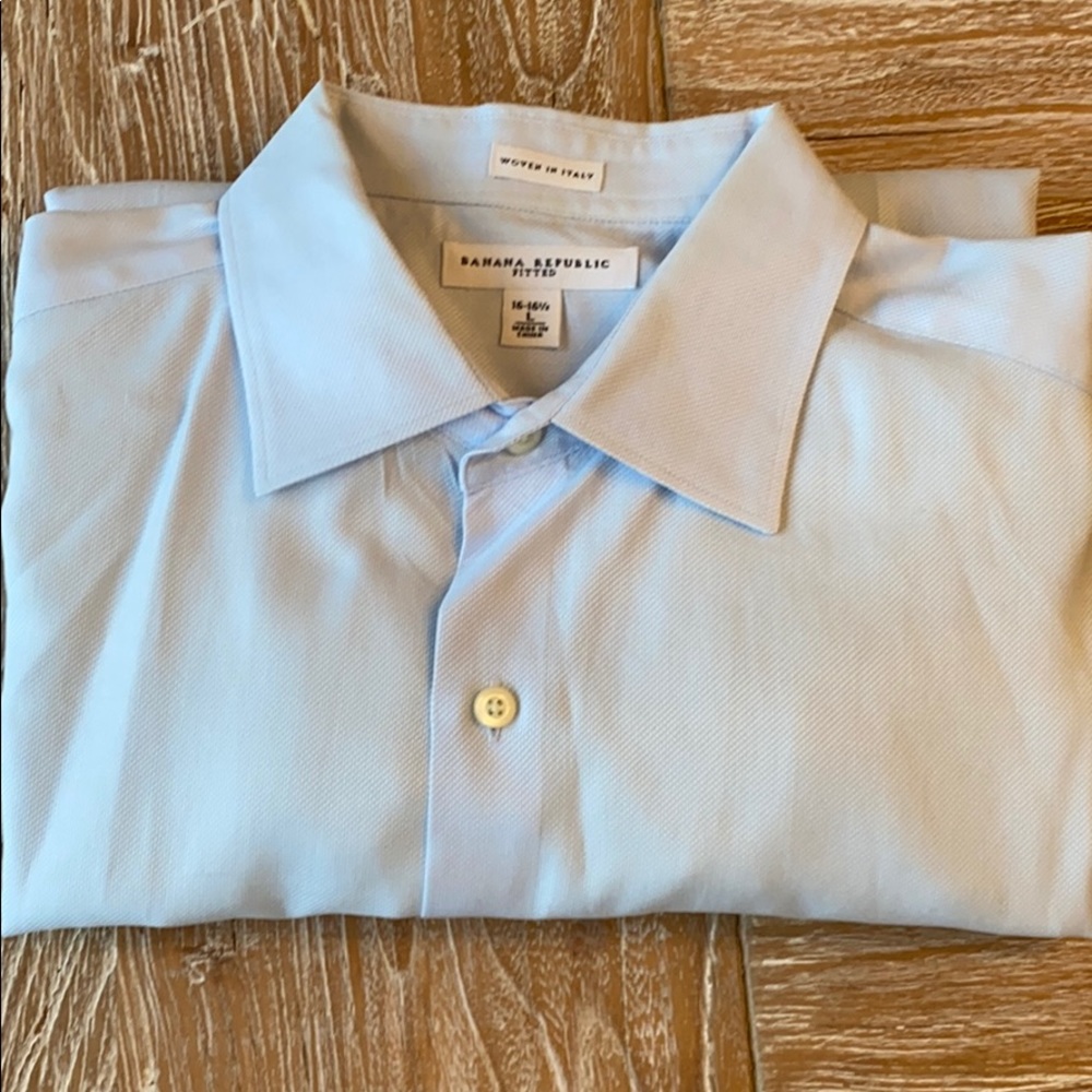 Banana republic men’s dress shirt (16-16.5): L